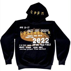 Cactus Plant Flea Market Coachella x CPFM Weekend 1 Hoodie Black Medium Unisex